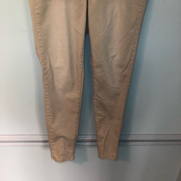 American Eagle Cream Colored Jeggings Size 8 - Picture 3 of 12